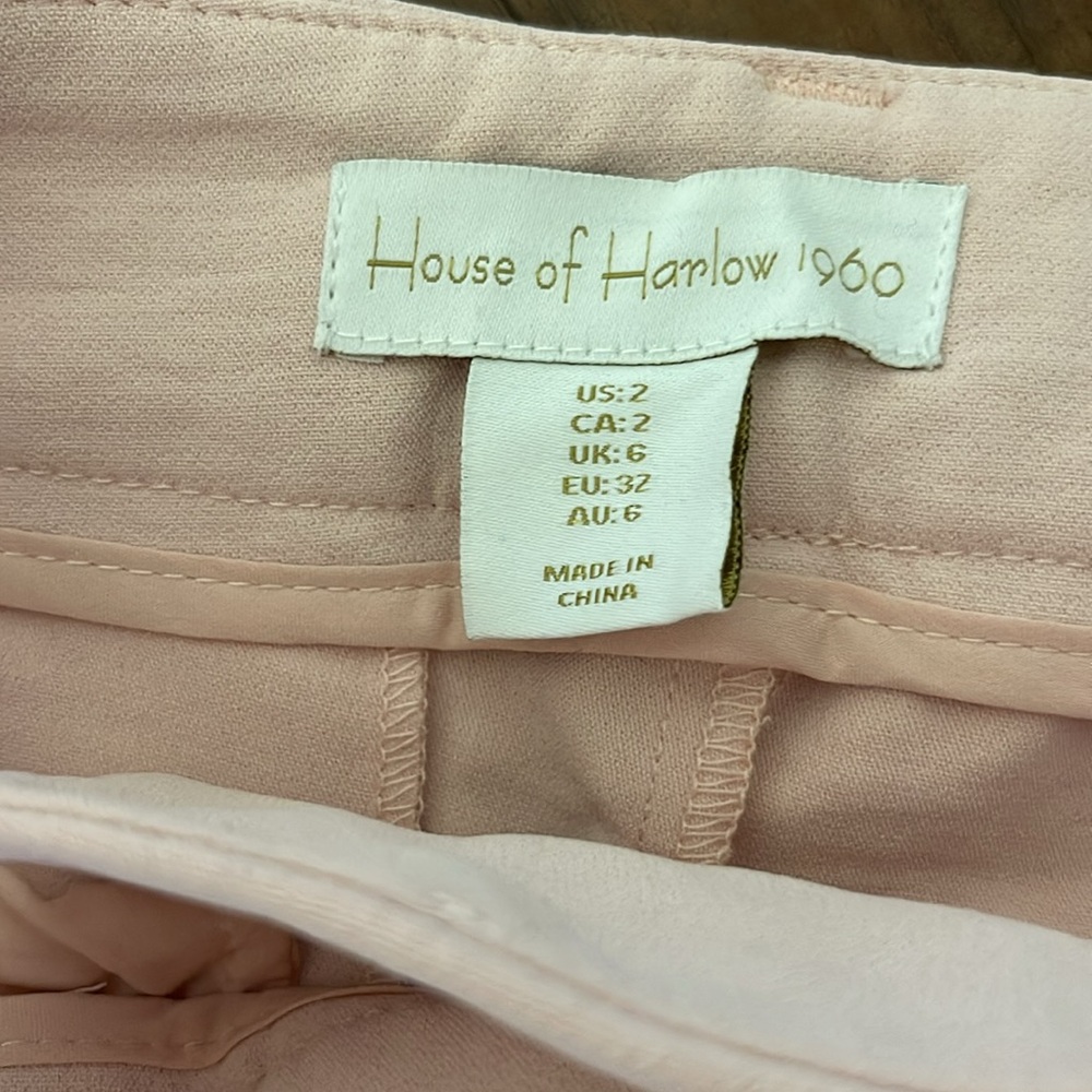 New House of Harlow 1960 Pink Wide-Leg Pants - Picture 6 of 16